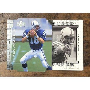 1998 Upper Deck - Super Powers Peyton Manning #S16 Silver Die-Cut /2000 SSP RC
